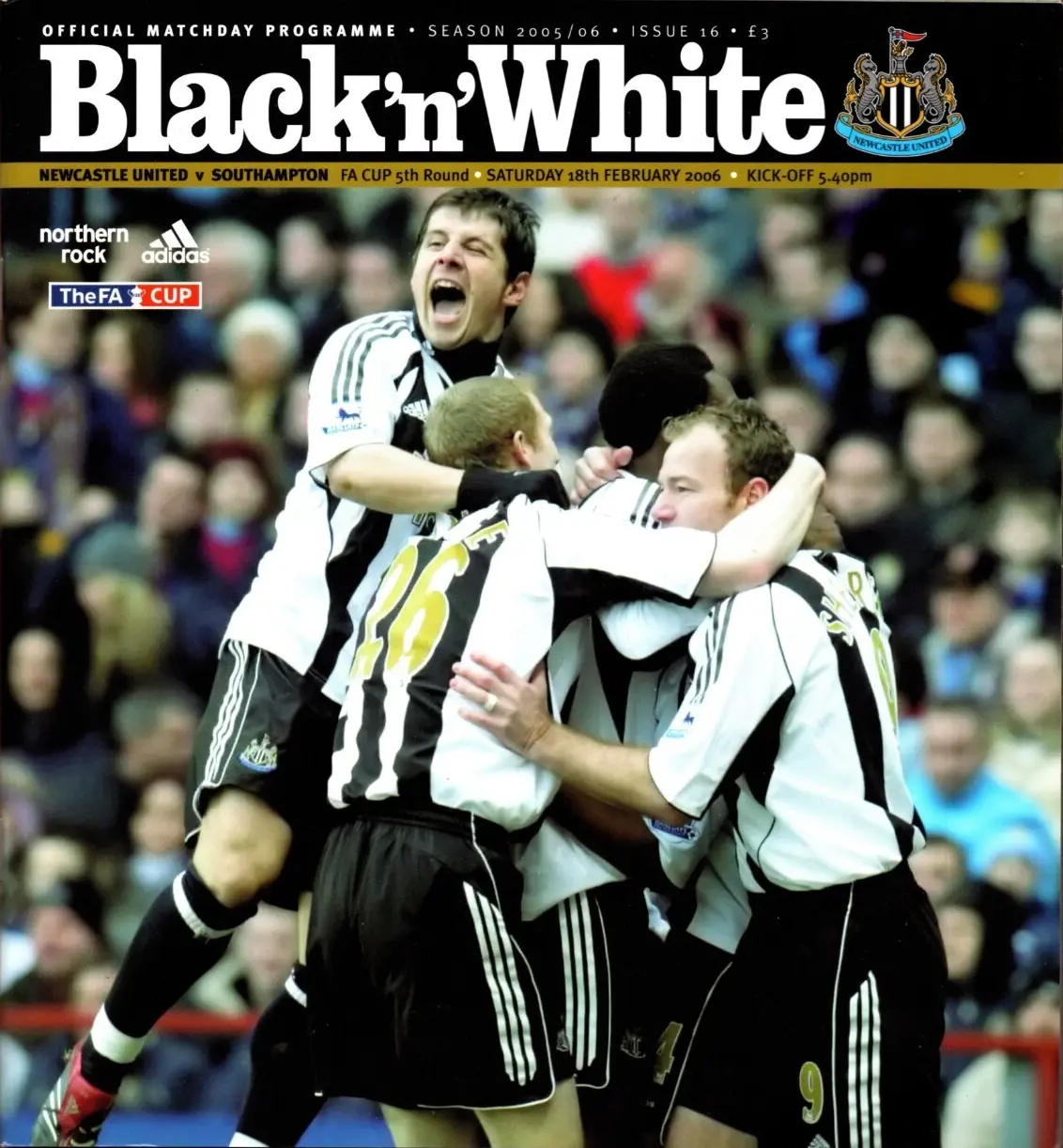 Newcastle United vs. Southampton (February 18, 2006)