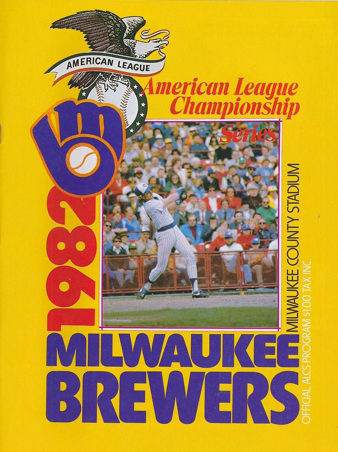 1982 Milwaukee Brewers ALCS program