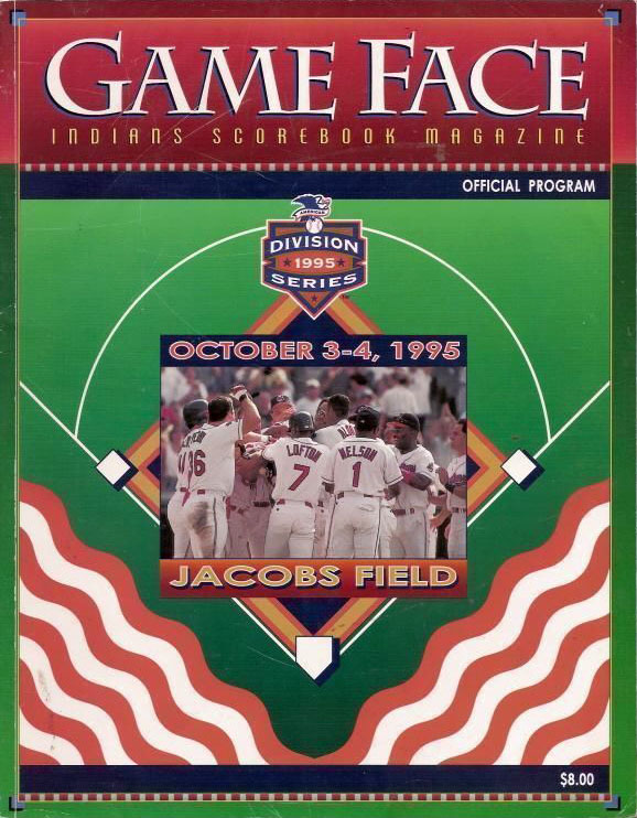 1995 Cleveland Indians ALDS program