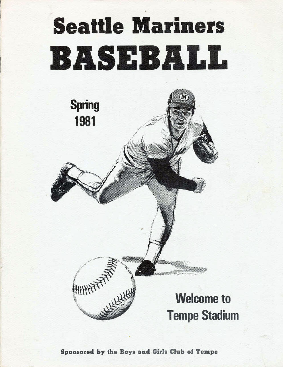 1981 Seattle Mariners spring training program