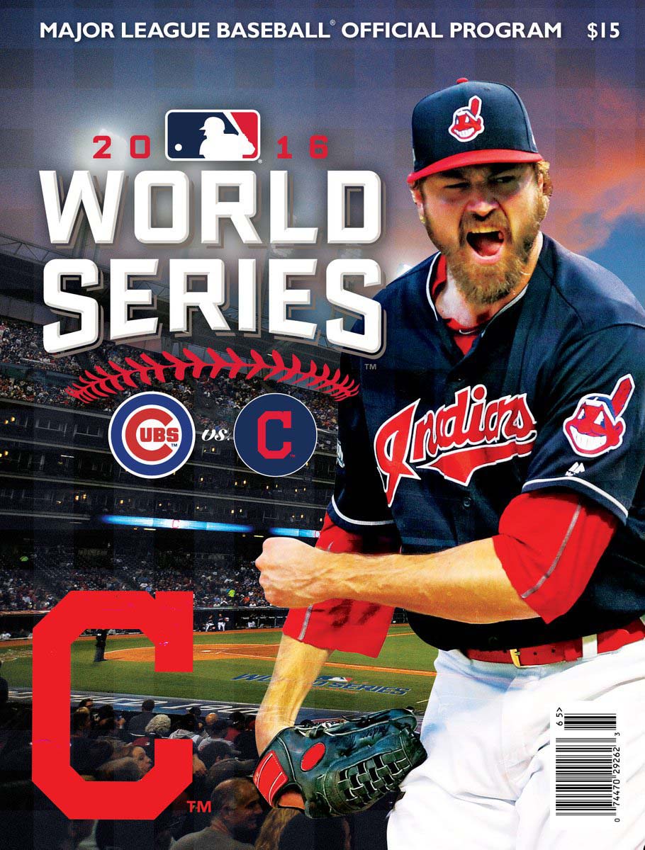 2016 World Series Cleveland Indians program