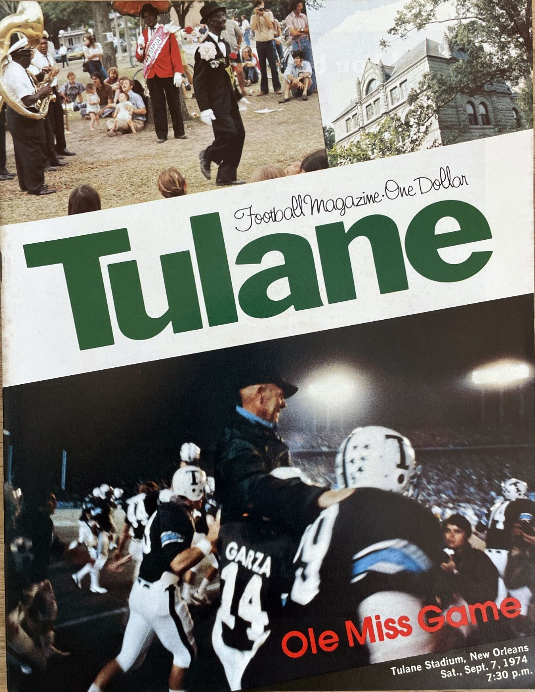 Tulane Green Wave vs. Ole Miss Rebels (September 7, 1974)