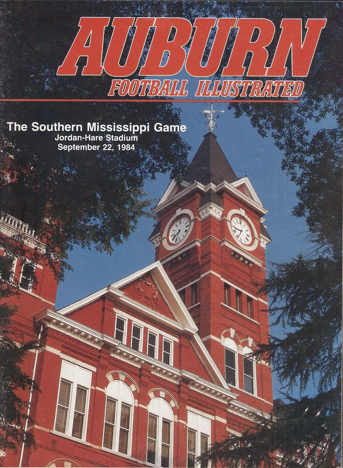 Auburn Tigers vs. Southern Miss Golden Eagles (September 22, 1984)
