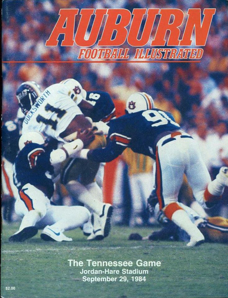 Auburn Tigers vs. Tennessee Volunteers (September 29, 1984)