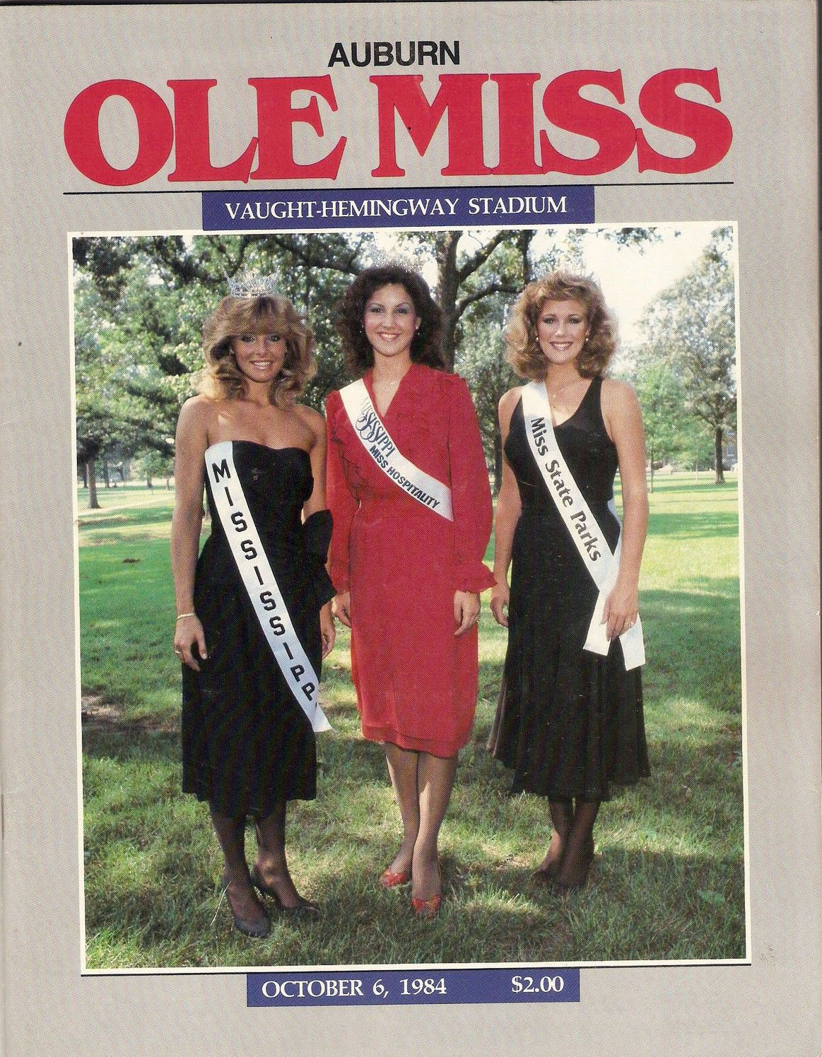 Ole Miss Rebels vs. Auburn Tigers (October 6, 1984)