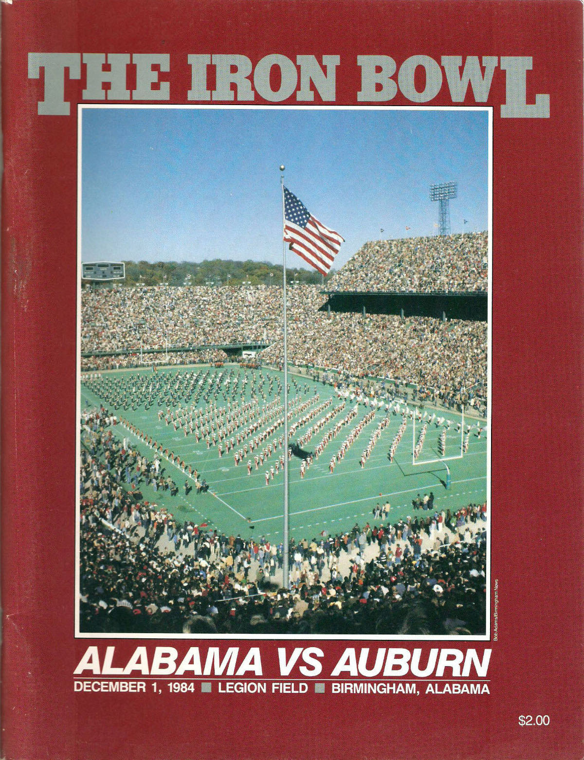 Alabama Crimson Tide vs. Auburn Tigers (December 1, 1984)