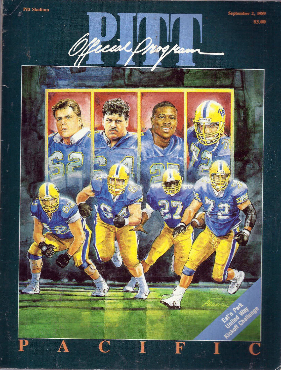 Pittsburgh Panthers vs. Pacific Tigers (September 2, 1989)