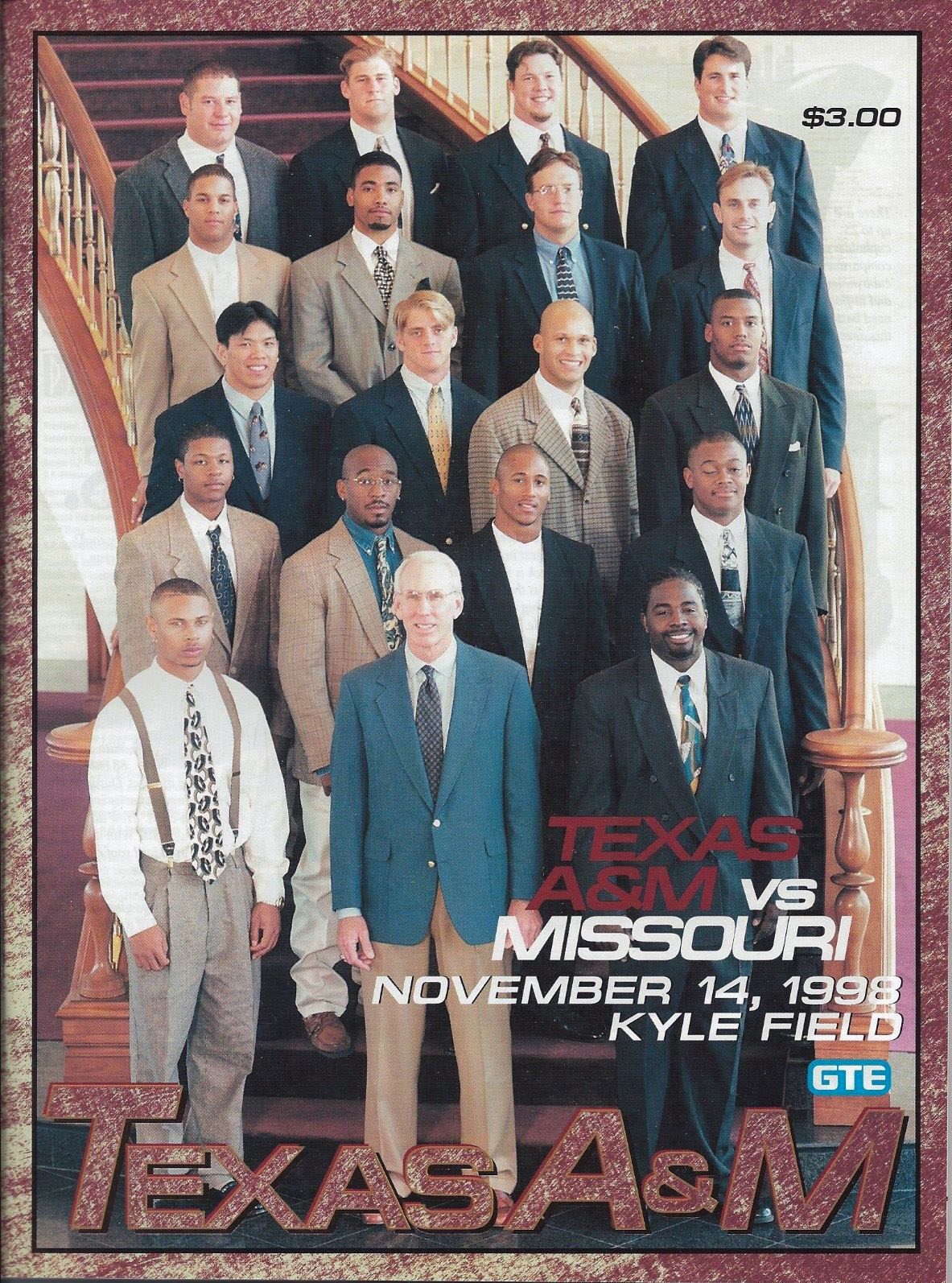 Texas A&M Aggies vs. Missouri Tigers (November 14, 1998)