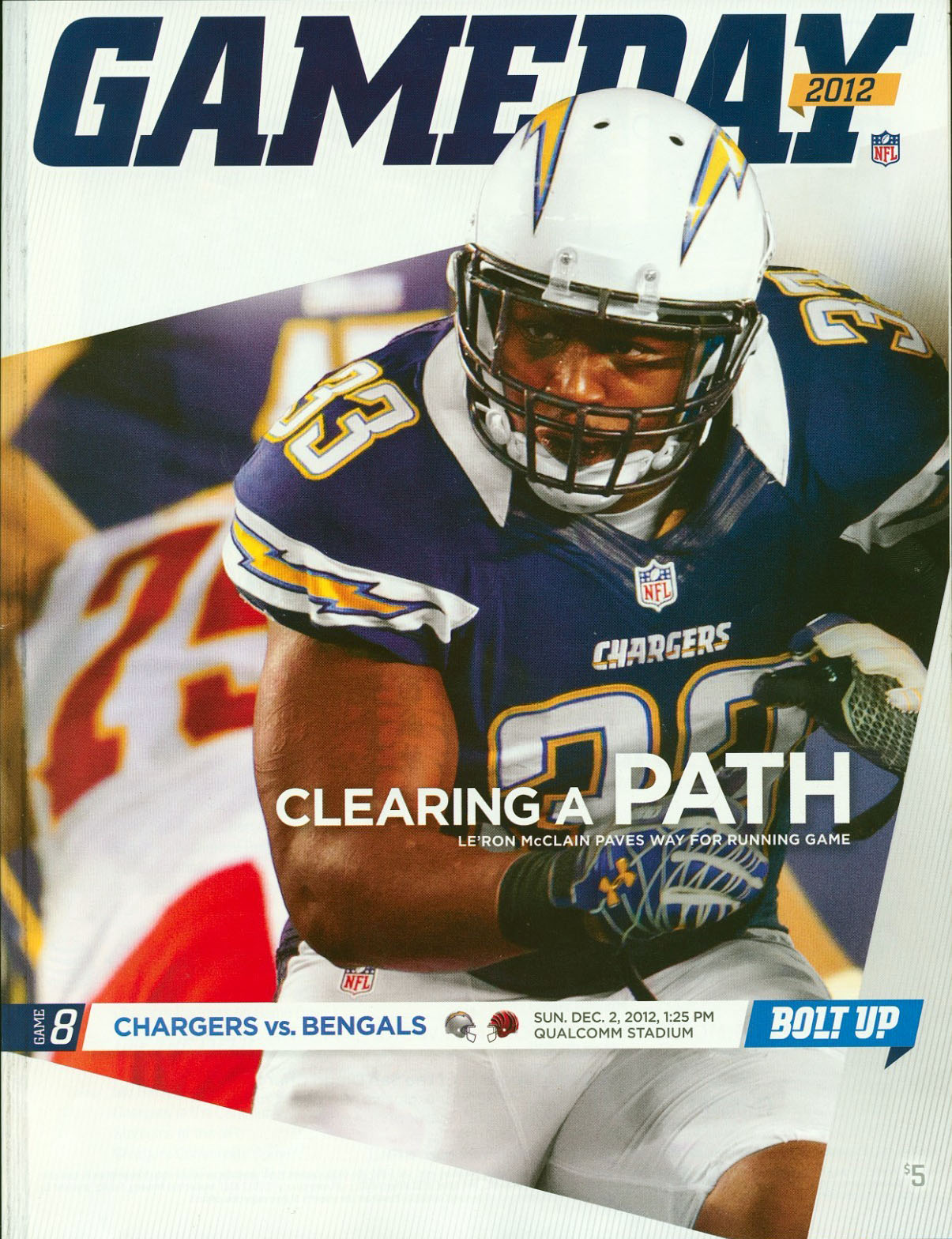 San Diego Chargers vs. Cincinnati Bengals (December 2, 2012)