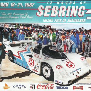 1987 12 Hours of Sebring program