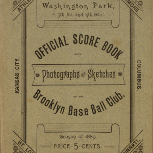 1889 Brooklyn Bridegrooms program