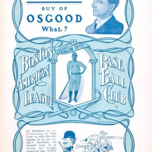 1905 Boston Americans program
