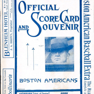 1908 Boston Americans program