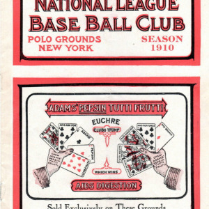 1910 New York Giants (MLB) program