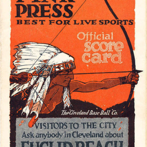 1921 Cleveland Indians program