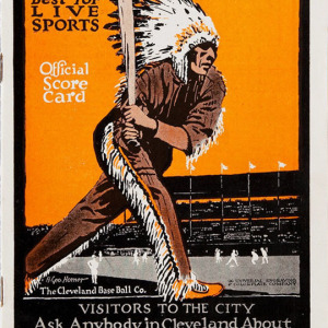 1922 Cleveland Indians program