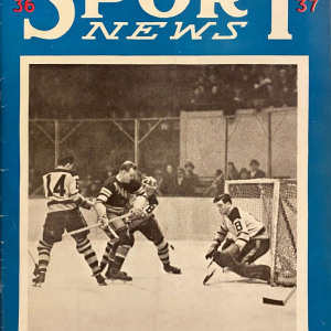 1936-37 Boston Bruins program