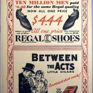 1933 Brooklyn Dodgers program