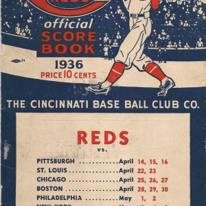 1936 Cincinnati Reds program