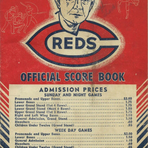 1938 Cincinnati Reds program