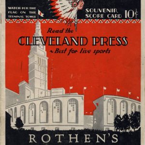 1932 Cleveland Indians program