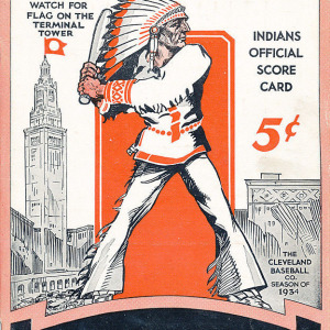 1934 Cleveland Indians program