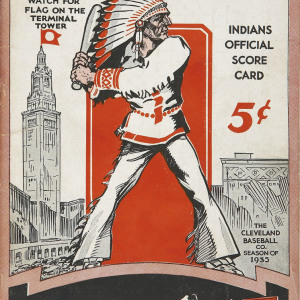 1935 Cleveland Indians program