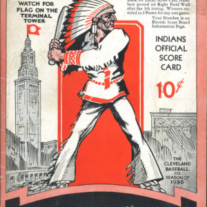 1936 Cleveland Indians program