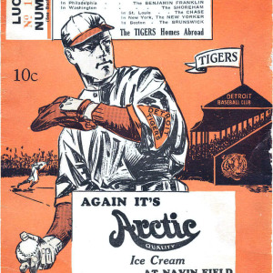 1931 Detroit Tigers program