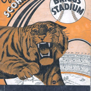 1938 Detroit Tigers program