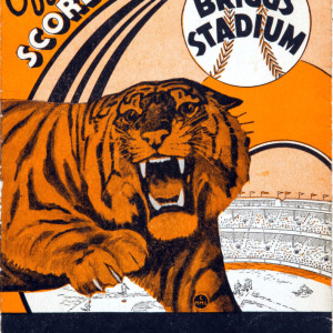 1939 Detroit Tigers program