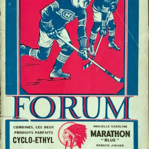 1931-32 Montreal Canadiens program