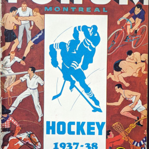 1937-38 Montreal Canadiens program