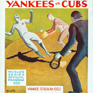 1932 New York Yankees World Series program