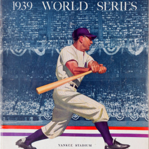 1939 New York Yankees World Series program