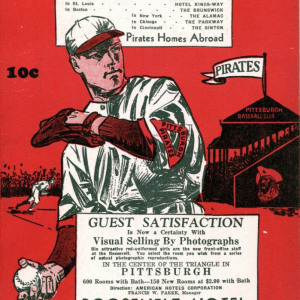 1933 Pittsburgh Pirates program