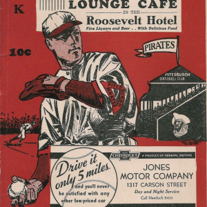 1934 Pittsburgh Pirates program