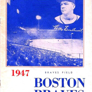 MLB Program: Boston Braves (1947)