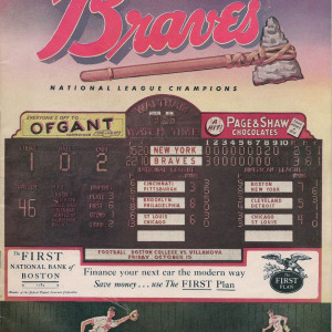 MLB Program: Boston Braves (1949)