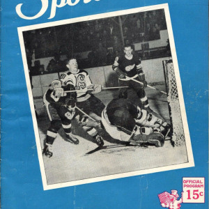 1943-44 Boston Bruins program