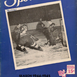 1944-45 Boston Bruins program