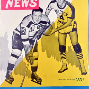 1946-47 Boston Bruins program
