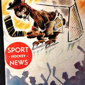 1949-50 Boston Bruins program
