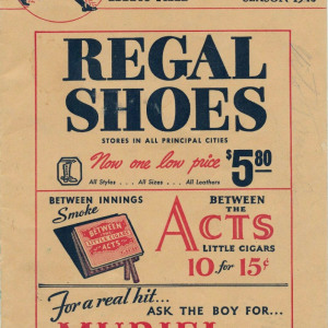 1940 Brooklyn Dodgers program