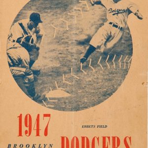 1947 Brooklyn Dodgers program
