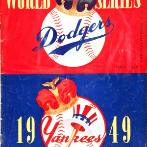 1949 Brooklyn Dodgers World Series program