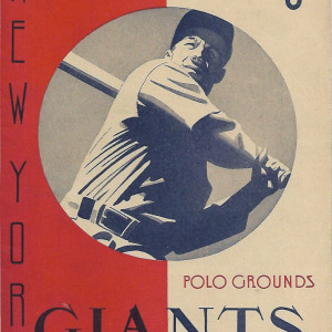 1941 New York Giants program/scorecard