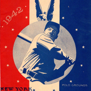 1942 New York Giants program/scorecard