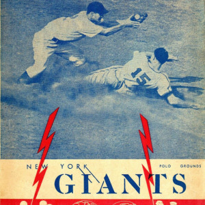 1944 New York Giants program/scorecard