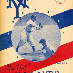 1945 New York Giants program/scorecard